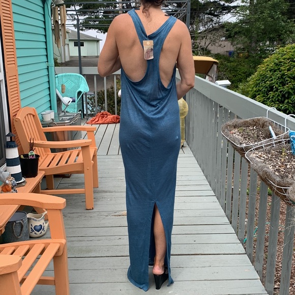 Linen blue Maxi - Picture 3 of 6